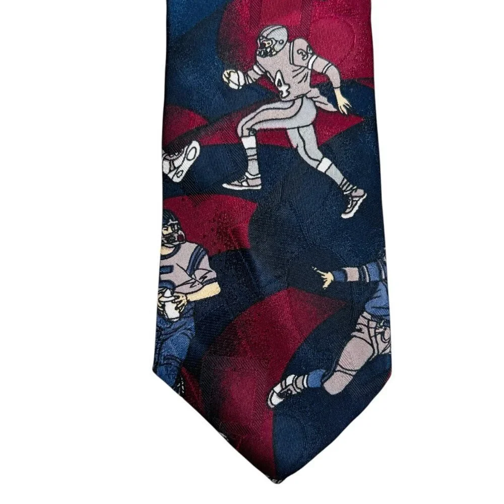 Rick Bennet Football Tie Office Sports NFL Game Day Business
